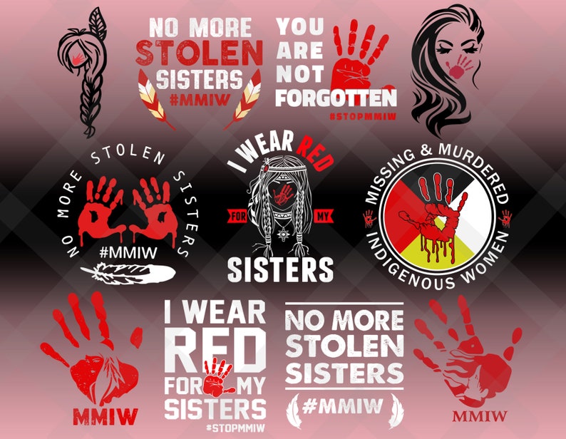 Red Hand Native American PNG, Native Png, Indian Png, Mother's Day Png, Human Rights Png image 1