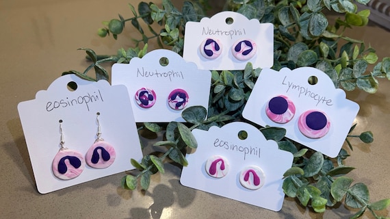 Histology Immune Cell Earrings