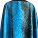 The Sophia, Crepe De Chine Silk Ruana, Shibori Style, Unique Turquoise ...