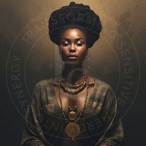 Schwarze Mädchen Magie Afro Art