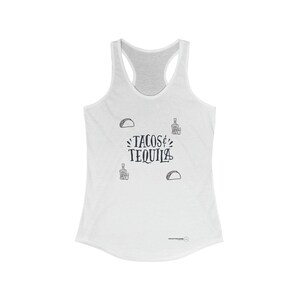 Tacos and Tequila Womens  Tank Top - Fun and Festive Summer Wear