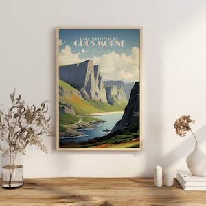 Print Gros Morne National Park, Newfoundland and Labrador Poster UNESCO Poster Newfoundland and Labrador Wall Decor | Gros Morne Art Print