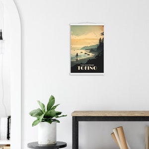 Tofino, C.-B. Affiche | Capitale canadienne du surf | Décoration murale de la Colombie-Britannique | Île de Vancouver Impression artistique image 5
