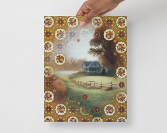 Inheritance - fine art print of original oil on fabric painting