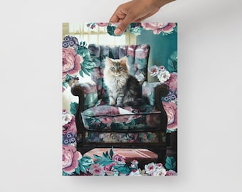 Pevely - fine art print of original oil on fabric painting