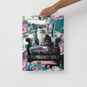 Pevely - fine art print of original oil on fabric painting