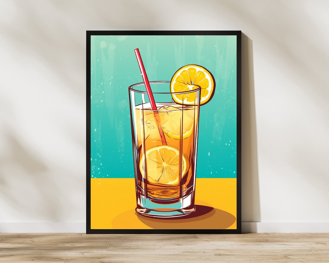 Lemonade Art Print Diner Art Print Diner Pop Art retro Vintage Wall Art