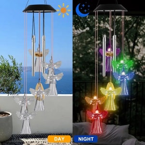 Solar Angel Wind Chimes