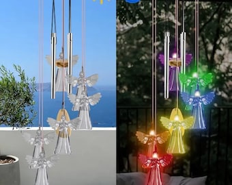 Solar Angel Wind Chimes