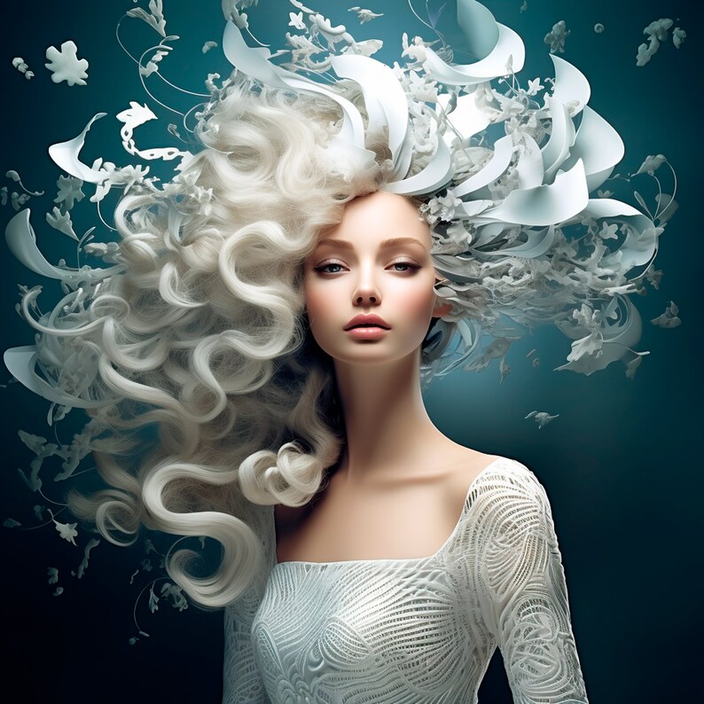 Digital Clip Art Wall Posters Beautiful Girls Digital Etsy