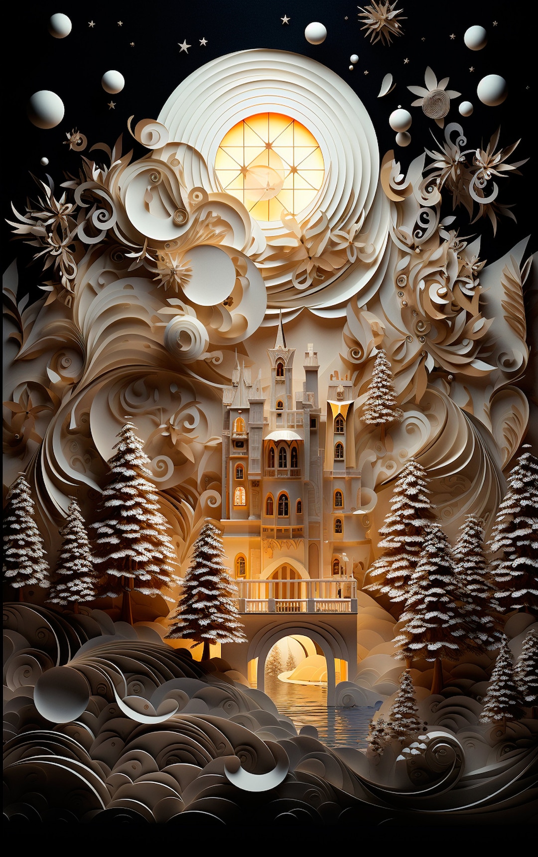 Digital Clip-art Christmas Wall Posters Apartment Decor - Etsy