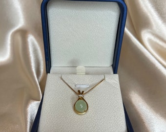 Stone water-drop pendant