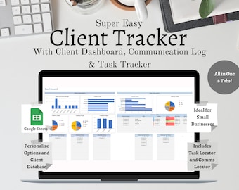 Klient Tracker: crm-Tool mit Dashboard für Google Sheets
