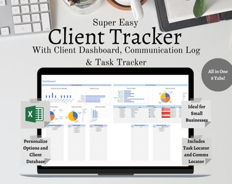 Clienttracker: CRM-tool met dashboard voor Microsoft Excel