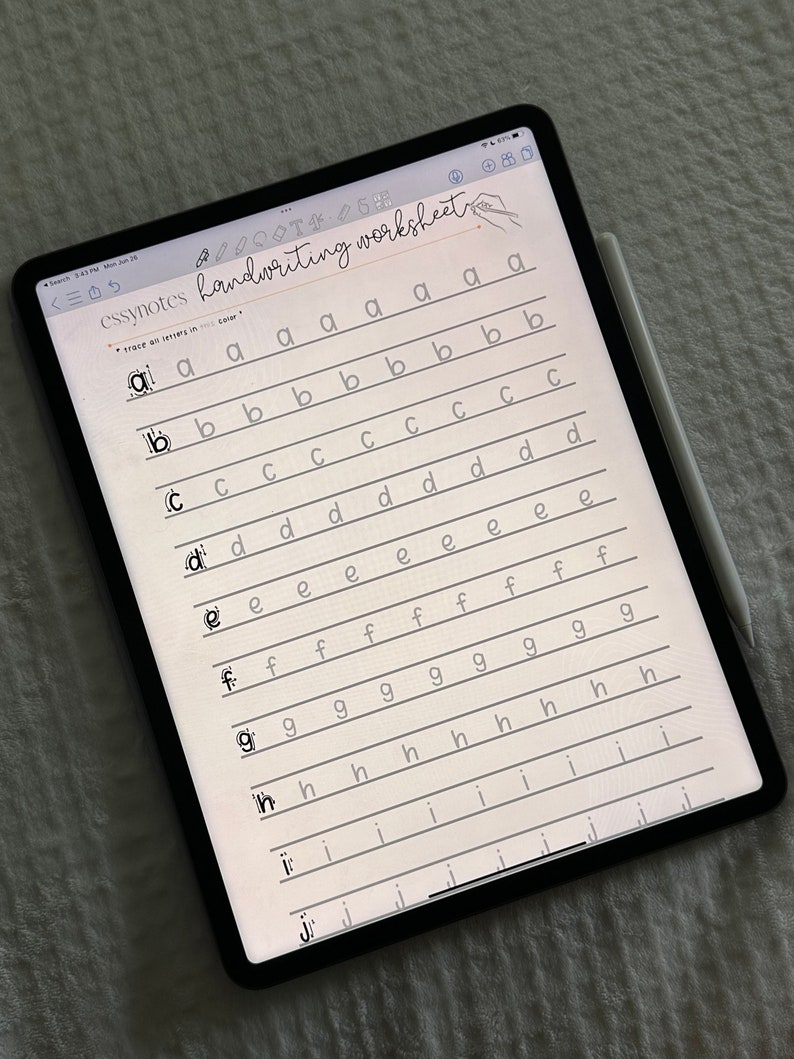 Handwriting Template//worksheet Etsy