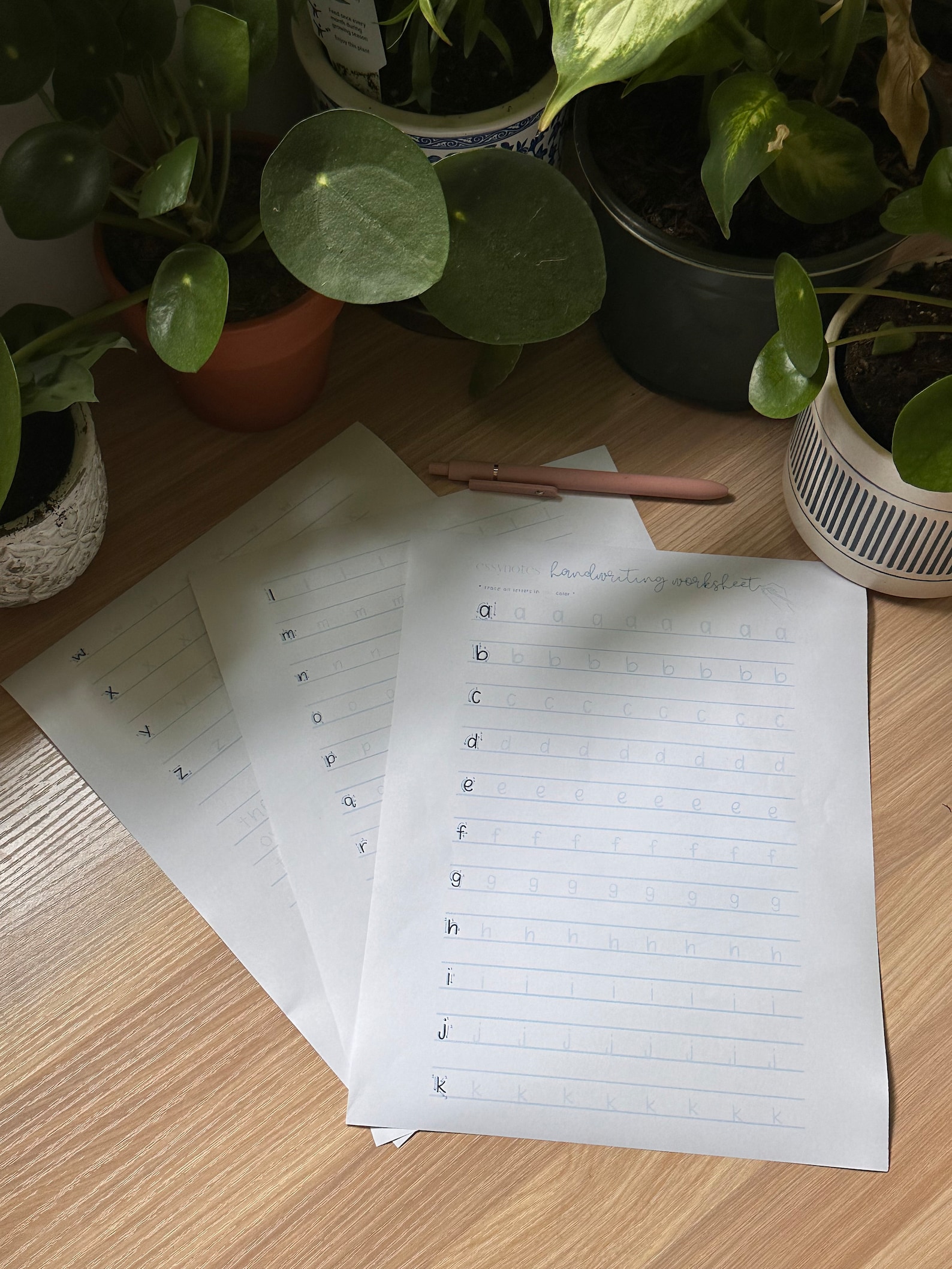 Handwriting Template//worksheet - Etsy