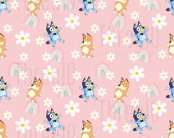 Offcut Pastel Bluey Fabric – Mabel and Roo