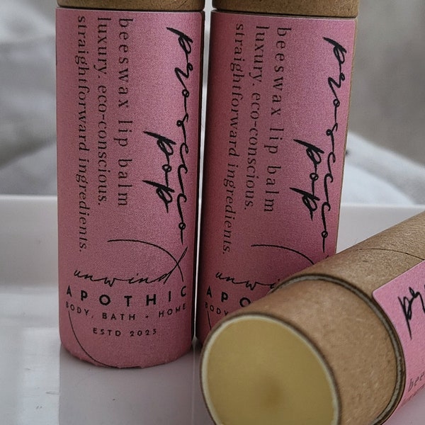 Beeswax Lip Balms -Ultra Long Lasting Deep Hydration Lip Treatment - Great for Dry Chapped Lips - Natural Chapstick - Gift for Her or Him