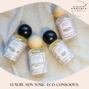 無毒で詰め替え可能な香水スプレー | クリーンなヴィーガンフレグランス | 長時間持続するヘア＆ボディミスト