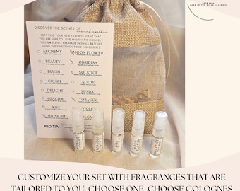 Perfume de colonia sin alcohol, no tóxico, en aerosol, muestra de fragancias personalizadas, seguro para la piel.