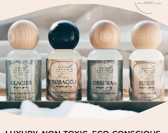 Colonia en aerosol recargable no tóxica / Fragancia vegana y limpia / Bruma para cabello y cuerpo de larga duración