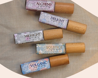 Perfume de viaje recargable en aerosol no tóxico / Fragancia vegana y limpia / Bruma para cabello y cuerpo de larga duración