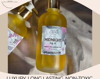 Aceite corporal de perfume de lujo / Aceite con fragancia suavizante para la piel / Aromas duraderos