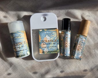 Imprescindibles de viaje para primavera y verano / Belleza no tóxica / Desinfectante de manos hidratante / Loción ligera / Perfumes de larga duración