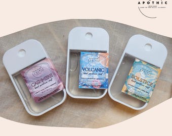 Desinfectante de manos hidratante con colágeno y leche de coco / Inspirado en Touchland / Fórmula limpia, no tóxica e hidratante