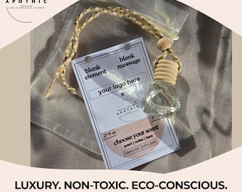 Difusor de aire colgante personalizado para empresas/corporativos/regalo de aroma de marca/regalo de agradecimiento para clientes y empleados