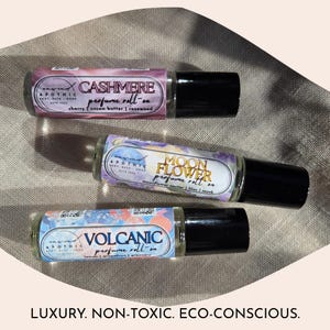 無毒のロールオン香水 | 香りが長持ちする詰め替え可能な香水 | クリーンな女性用フレグランス