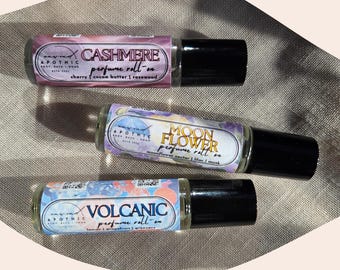 Perfume roll-on no tóxico / Aromas duraderos y recargables / Fragancia limpia para mujer