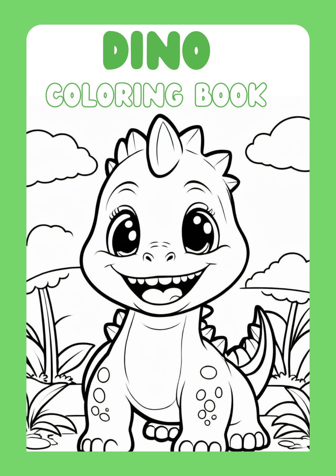 Dino Coloring Pages, Dino Coloring Pages for Kids, Printable Coloring ...