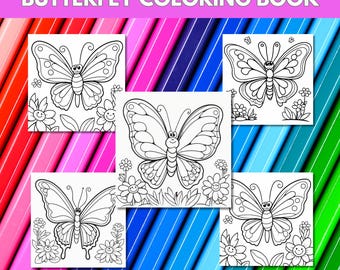 Butterfly Coloring Pages, Butterfly Coloring Pages For Kids, Printable Coloring Pages, Kids Coloring Pages, Girls Coloring Pages, Butterfly.