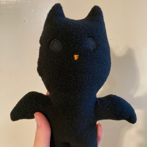cute halloween bat | homemade | double-sided | plushie | stuffed animal