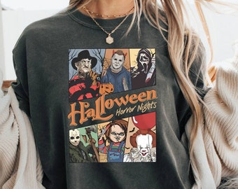 Halloween Nightmare Shirt, Fall Season Tee, Halloween Horror Nights, Ghost Shirt, Halloween Party Tee, Scary Shirt, Comfort Colors Shirt