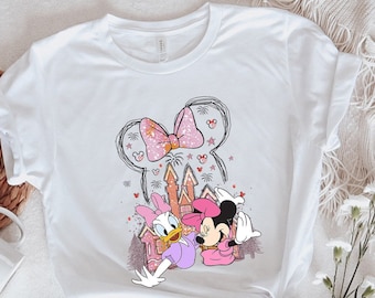 Girls Disney Shirt, Minnie Mouse Shirt, Daisy Duck Shirt, Gift For Daughter, Disneyworld Shirt, Birthday Party Shirt, Disney Gifts