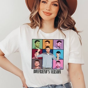 Custom Photo T-shirt, Valentines Day Shirt, Boyfriend Shirt, Girlfriend Shirt, Love Shirt, Personalized Valentine Gifts, Couple Shirts