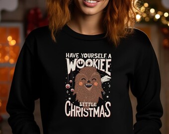 Wookie Christmas Sweatshirt, Disney Shirt, Chewbacca Sweatshirt, Best Christmas Gifts, Star Wars Shirt, Funny Xmas T-shirt, Star Wars Gift