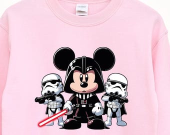 Disney Star Wars Mickey Hoodie, Disney Star Wars Sweatshirt, Mickey Lightsaber Sweatshirt, Disneyland Hoodie, Disney Trip Hoodie