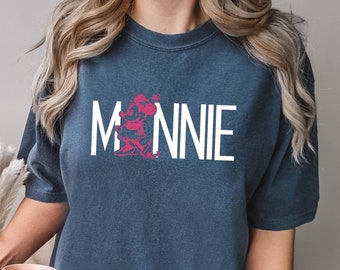 Minnie Mouse T-shirt, Comfort Colors, Disney Shirt, Women Disney Tees, Cartoon Shirt, Disney Trip Shirt, Gift For Valentine, Birthday Shirt