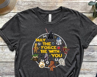 May The Force Be With You T-shirt, Star Wars Shirt, Disney Trip Shirt, Star Wars Gift, Mandalorian Shirt, This Is The Way, Birthday Shirt