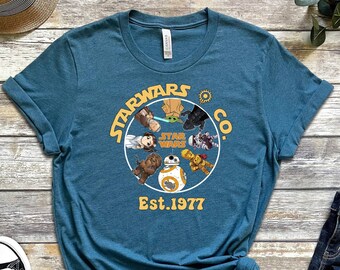 Star Wars T-shirt, Disney Shirt, Star Wars Characters, Retro Disney Tee, Vacation Shirt, Birthday Gift, Vintage Vibes, Han Solo Shirt