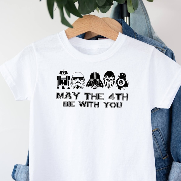 May The 4th Be With You T-shirt, Star Wars Shirt, Disney Birthday Shirt, Family Birthday Shirts, Darth Vader Shirt, Storm Trooper Shirt