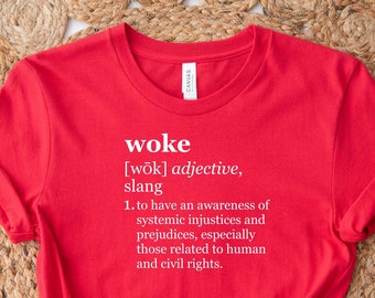 Woke T-Shir, Black Lives Matter Tee, Equality Tee, Injustice Awareness Tee, Human Rights, Activism Shirt, Social Justice, Social Equality