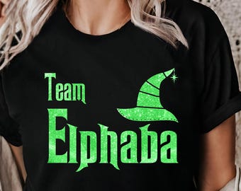Team Elphaba Shirt, Wicked Tee, Movie Fan Tee, Musical Witch Gift, Green Witch Hat Tshirt, Fan Apparel Shirt, Witch Vibes Tshirt