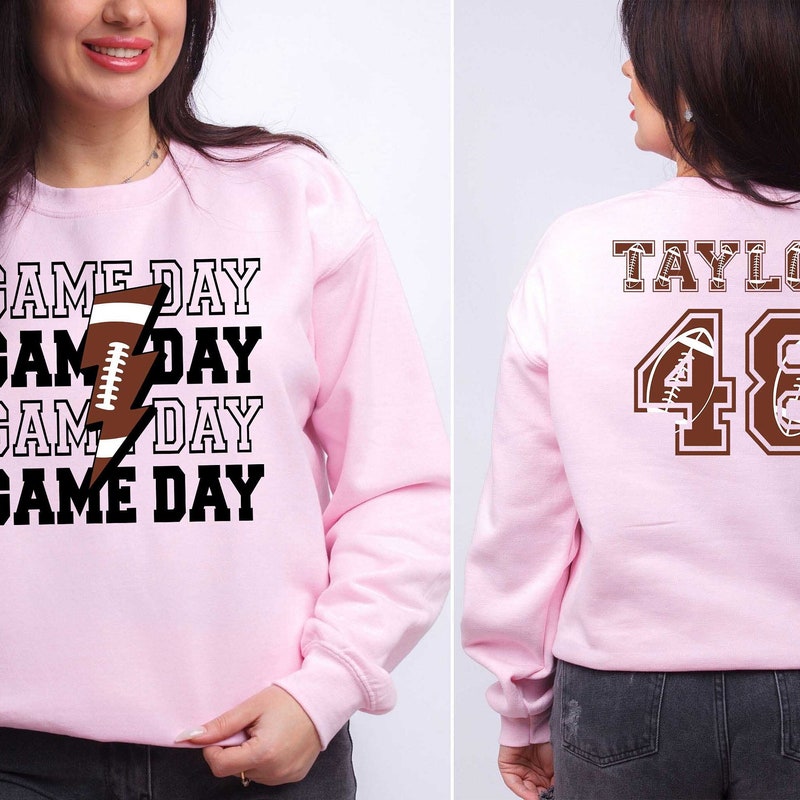 Game day Volleyball Lightning Bolt Grey Tee