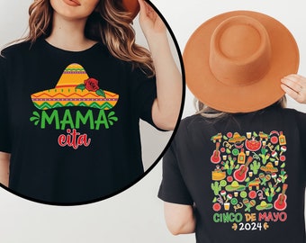 Personalized Cinco De Mayo T-shirt, Mexican Party Shirts, Family Party Tee, Personalized Gift For Cinco De Mayo, Festival Sweatshirt