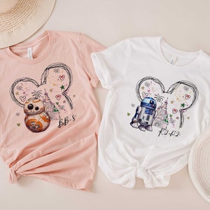 Disney Star Wars T-shirt, R2D2 Shirt, NERD Shirt, Star Wars Couple Shirts, Disney Trip Shirt, Mickey Mouse Shirt, BB8 Shirt, Star Wars Gifts