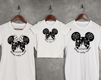 Disney Family Vacation 2024 T-shirt, Custom Disney Shirt, Disney Castle Shirt, First Disney Trip Shirt, Family Trip Shirt, Disney Magic Tee